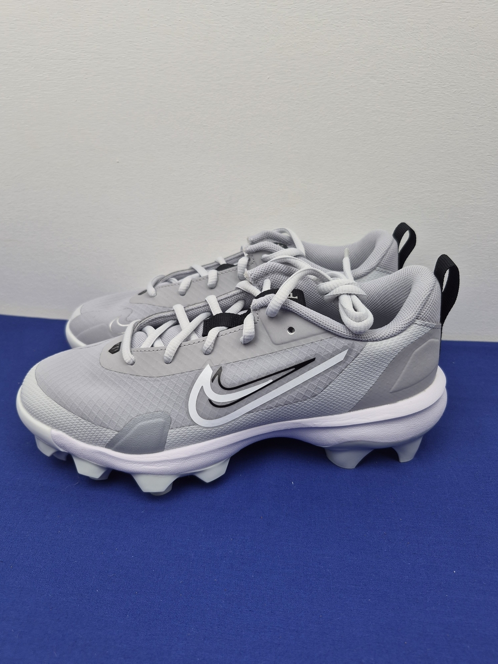 Kid's Size 4.5Y - Nike Trout Baseball Cleats Shoes Youth Gray Molded Spikes FZ09